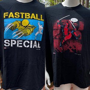 Deadpool & Wolverine Shirt Bundle Fastball Maximum Effort Marvel Movie